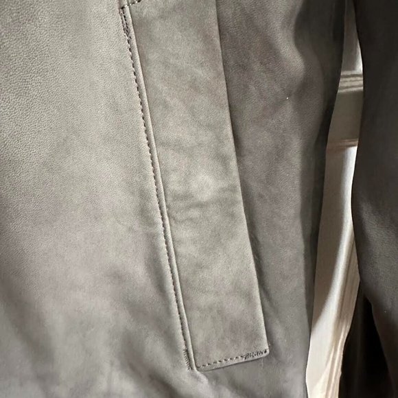 Abercrombie Genuine Suede Bomber Jacket - Picture 5 of 11